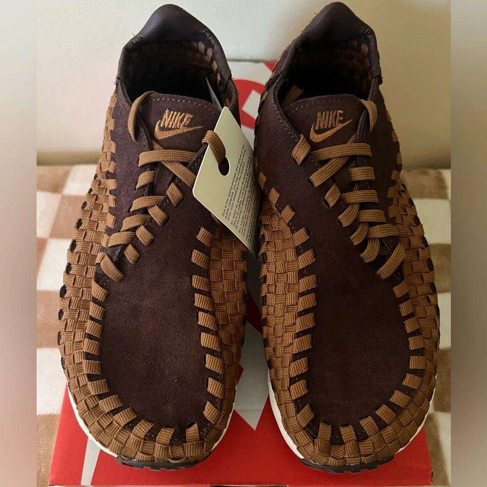 Nike Air Footscape Woven Sneakers Brown FB1959-200 Women’s Size 7.5 BNIB - Picture 8 of 14